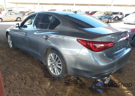2018 Infiniti Q50 3.0T Luxe z USA, uszkodzony, nr VIN JN1EV7AP7JM592134